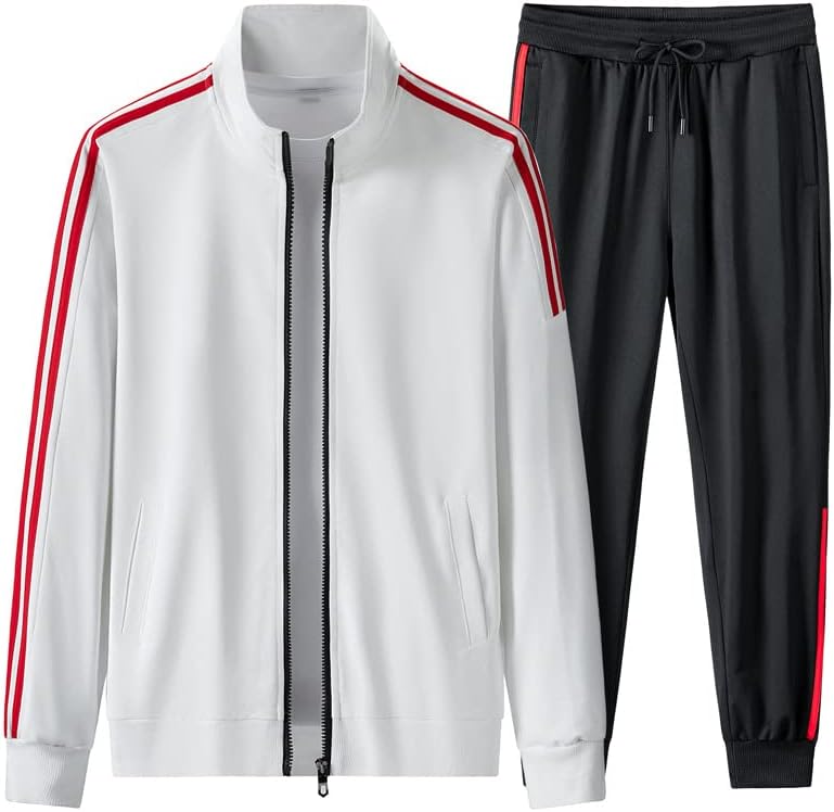 Ležerni trenerke MENS patentne sportske jakne + hlače Dvodijelni setovi mens jogging odijelo odijelo za teretanu