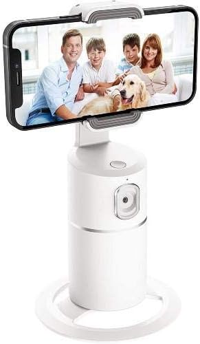 Stalak i nosač za Galaxy S6 - PivotTrack360 Selfie stalak, praćenje lica okretni nosač za galaxy S6, Samsung Galaxy S6 - Zimska bijela