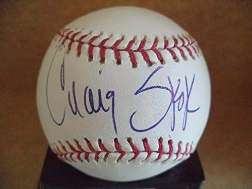 Craig Skok Atlanta Braves potpisali su autogramirani M.L. Baseball w / coa