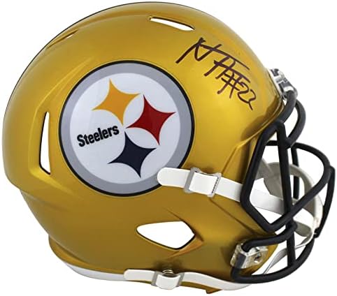Steelers Najee Harris potpisao Flash full Size speed Rep Helmet Fanatics COA-AUTOGRAMED NFL Helmets