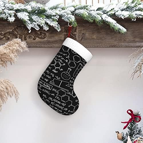 CutedWarf Formula izračuna hemije Christma čarape Xmas Dekoracije stabla Božićne čarape za Xmas Holiday Party poklone 18-inčni