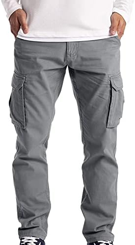 Kargo pantalone za muške Plus Size modni jednobojni džepovi rade pantalone Sport Casual pantalone pune dužine pantalone
