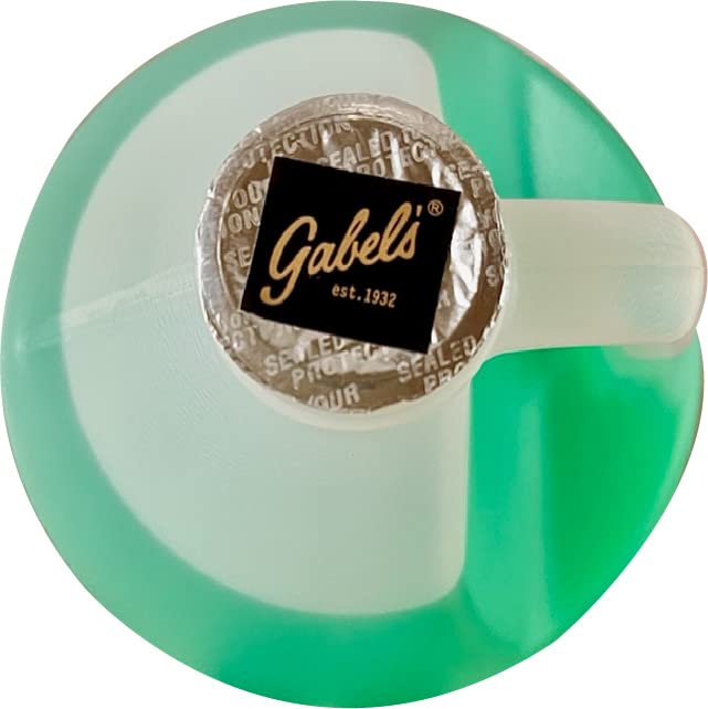 Gabelov originalni aftershave Authentic Manufacturer Direct ima zaštitni pečat u logotipu crne kape u Crnoj etiketi na bočici