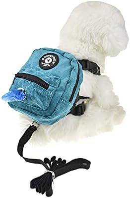 Rakpak pasa fladorepet sa povodcem, dozator torbe za pse, samovoznik za kućne ljubimce Podesivi putovanja Pješački ruksak za pješačenje