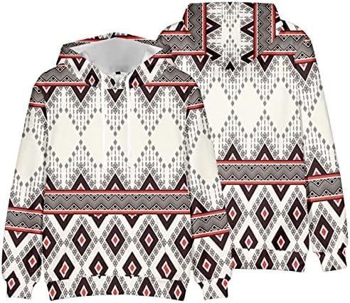 Hoodies za muškarce Print modne dugim dugim rukavima preveliki pulover na vrhu podstavljene casual dukseve sweter odjeća