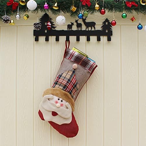 Xios 2022 Božićne čarape. Trpe Božićne čarape i božićne čarape za zabavu Dekoracije i božićni crtani Crveni set Disco Bachelorette