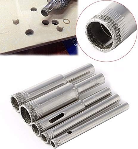 Dijelovi alata 5kom / vrećom set svrdla za srebrne rupe crijep keramički rezač stakleni Mramor 5mm-12mm