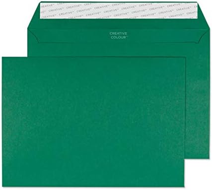 Blake Creative boja, tamno zelena poziv koverte, 6 x 9 inča, Alpine Green, 80lb papir, kora & pečat-paket od 500
