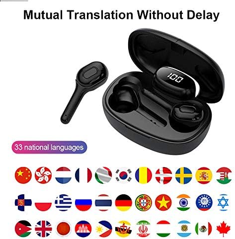 Bluetooth slušalice za prevodioca sa kutijom za punjenje, uređaj za bežično prevođenje inteligentni slušalice trenutni Prevodilac