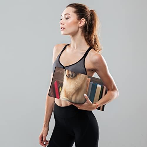 Funny životinja slatka štene voli učenje Yoga Mat sklopivi Travel Fitness & amp; Vježba Mat sklopivi Yoga Mat za sve vrste joge, Pilates