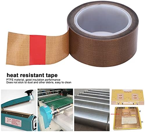 LIEBEWH PTFE TAPE 10 m visoka temperatura tkanina za izolaciju ljepljive trake za vakuum za brtvljenje potrošni materijal za brtvljenje