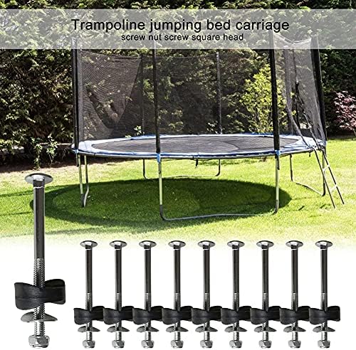 Kalidaka 12 pakirani vijci za galvanizirani čelični vijci, alat za stabilnost za skakanje, trampolin kućište za trampolin GA P SPACERS