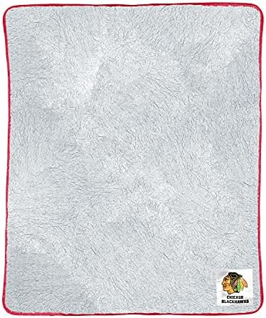 Northwest NHL meka dva tona Sherpa Throw, 50 x 60 & 34; pokrivač, službeno licencirani bacanje za posteljinu, ili Sofa, Frosty Fleece