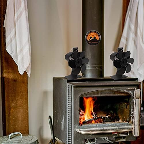 Ventilator za kamin, peć na toplotu kamin Top Thermal Fan 6 noževi samopodešavajući grijač za peć na drva