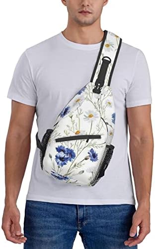 Ocelio ručno izvučeno dijagonalna torba za slobodno vrijeme, ruksak s jednim ramenom, pogodan za putničke i pješačke ruksak grudnog