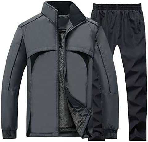 Walnut Winter Sportswear za muškarce TrackSit debela topla zima Dvokreitna odjeća postavljena obloga