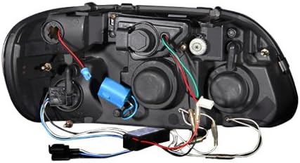 Anzo USA 111132 Ford Explorer Projektor 1 kom crni prozirni jantarni sklop farova -