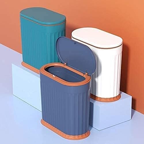 SYZHIWUJIA kuhinjska kanta za smeće kante za smeće korpa za otpatke veliki gurani elastični poklopac uski cilindar za smeće s poklopcem