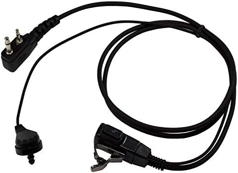 HQRP 2-pinski slušalice sa akustičnom cijevi Mic kompatibilne sa Yaesu FT-708r, FT-73, FT-73R, FT-76 Sun Meter