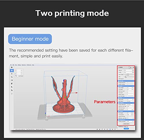 Junco Inteligentni industrijski razred 3D model pisača X-Max, 5 inčni dodir osjetljiv na dodir, WiFi, precizan štampanje sa ABS, PLA,