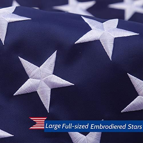TNS američka zastava, američke zastave 3x5 za napolju, američke zastave, deluxe vezene zvijezde, teške trajne zastave na otvorenom,