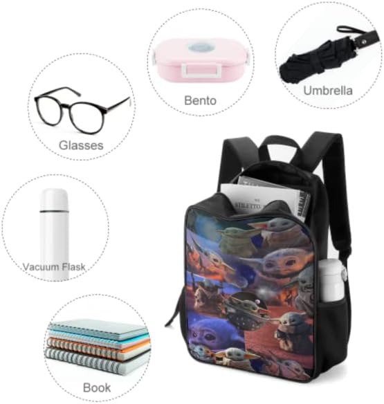 GKLLXC ruksaci, tinejdžerske vreće za laptop velike, podesive naramenice, putne ruksake, jedna veličina